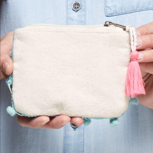 Mini Pom Pom Coin Pouch - Picture 3 of 3